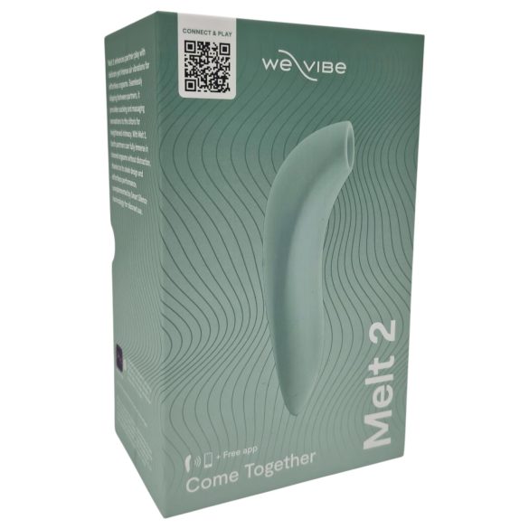 We-Vibe Melt 2 - estimulador de clítoris con ondas de aire inteligente (turquesa)