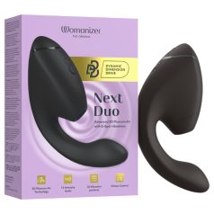 Womanizer Next Duo - Vibrador 2en1 para Punto G (negro)