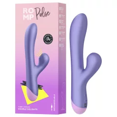   ROMP Pulse - Vibrador punto G con succión clitorial - silicona lila