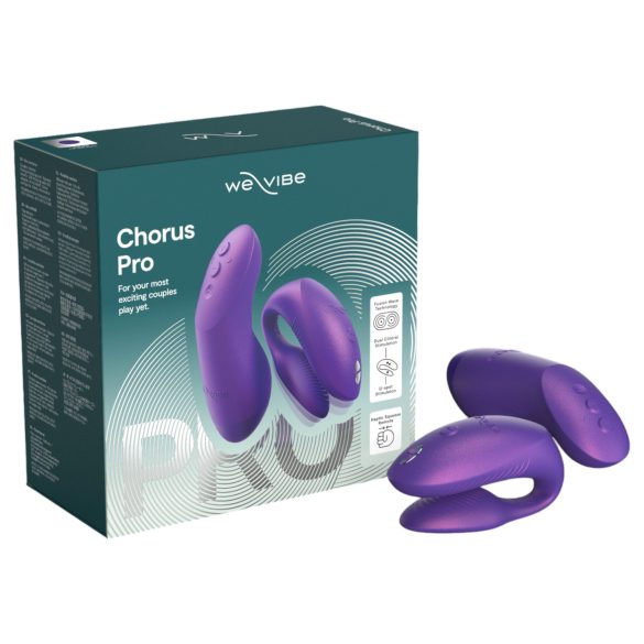We-Vibe Chorus Pro - vibrador inteligente para parejas con control remoto (púrpura)