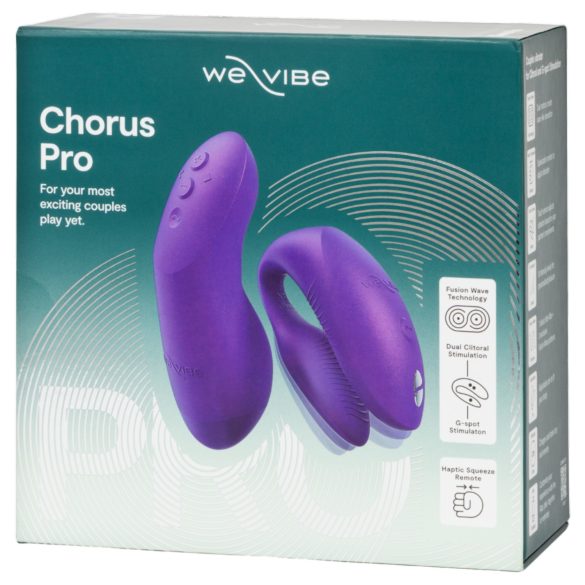 We-Vibe Chorus Pro - vibrador para pareja con control remoto - silicona lila