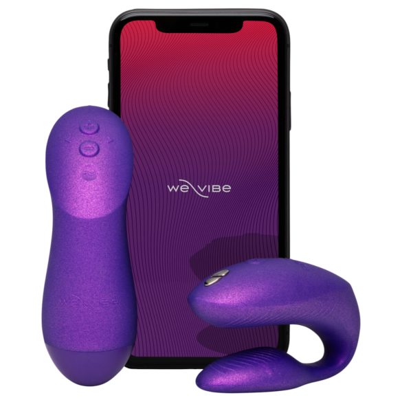 We-Vibe Chorus Pro - vibrador para pareja con control remoto - silicona lila