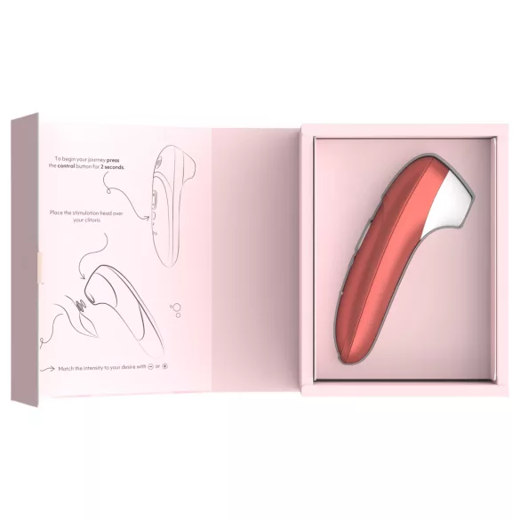 Womanizer Pro - estimulador de clítoris por ondas de aire (rojo)