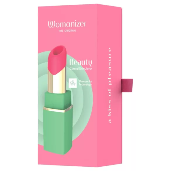 Womanizer Beauty - estimulador de clítoris por ondas de aire con forma de pintalabios (verde)