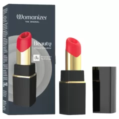   Womanizer Beauty - estimulador de clítoris por ondas de aire con forma de pintalabios (negro)