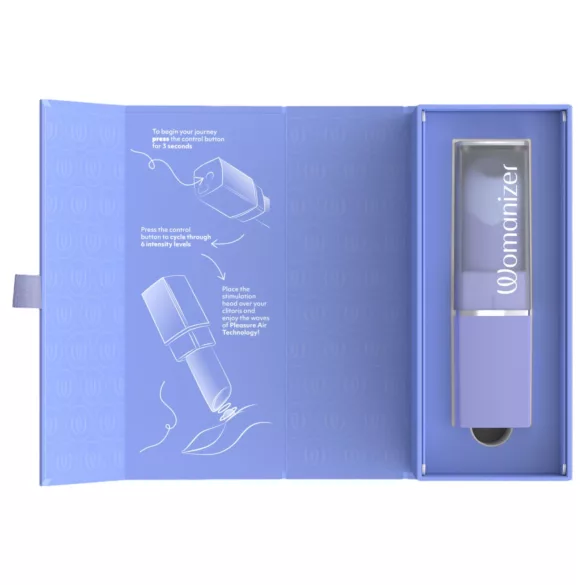 Womanizer Beauty - estimulador de clítoris por ondas de aire con forma de pintalabios (lila)