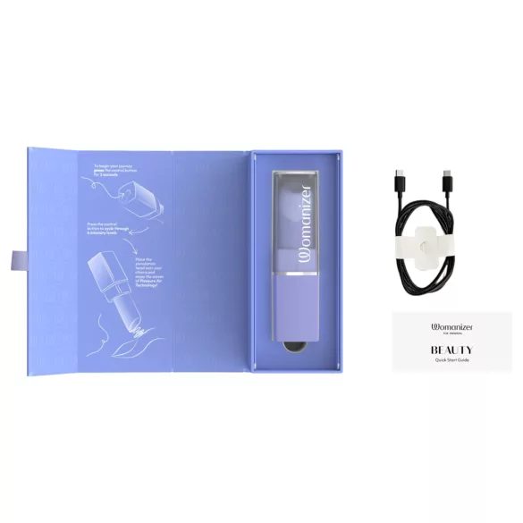 Womanizer Beauty - estimulador de clítoris por ondas de aire con forma de pintalabios (lila)
