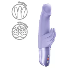   Fun Factory Wicked Angel - vibrador con estimulador de clítoris (lila)