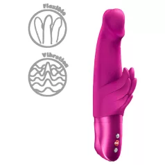   Fun Factory Wicked Angel - vibrador con brazo para el clítoris (rosa)