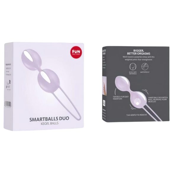 Fun Factory Smartballs Duo – Bolas Chinas con bola interna (lila)