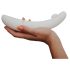 OhMyG - Vibrador recargable de punto G con pulsaciones (blanco)