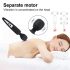Mrow - vibrador recargable, impermeable (negro)