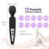 Mrow - masajeador vibrador recargable e impermeable (negro)