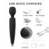 Mrow - vibrador recargable, impermeable (negro)