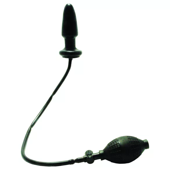 Seven Creations Fanny Hill's - plug anal hinchable vibrador (negro)