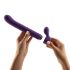 Magic Stick - vibrador con cabezales intercambiables (lila)