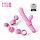 Magic Stick - vibrador de cabezales intercambiables (rosa)