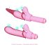 Magic Stick - vibrador de cabezales intercambiables (rosa)