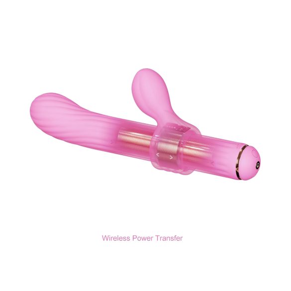Magic Stick - vibrador de cabezales intercambiables (rosa)