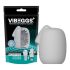 VIBEGGS Naughty Nubs - huevo vibrador masturbador (blanco)