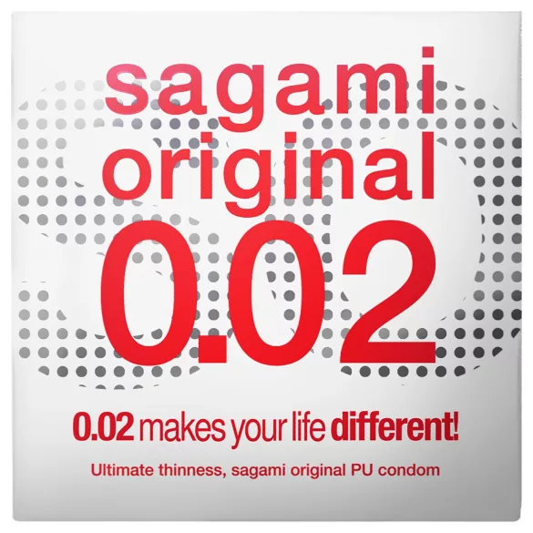 Sagami Original 0,02 - preservativo - ultra fino - 55mm - 1 unidad