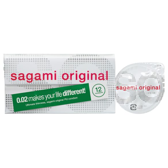 Sagami Original 0.02 - preservativo - 55mm (12 unidades)