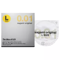   Sagami Original 0,01 L - preservativo ultrafino - 58 mm - 1 unidad