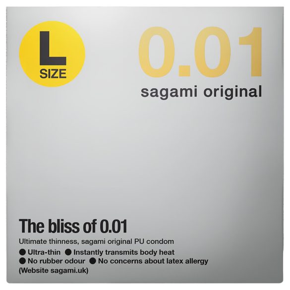 Sagami Original 0,01 L - preservativo ultrafino - 58 mm - 1 unidad
