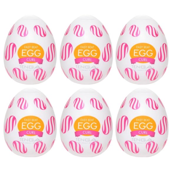 TENGA Egg Curl - huevo masturbador (6ud)