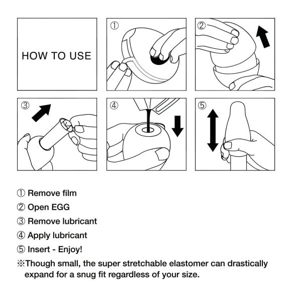 TENGA Egg Wind - masturbador masculino en forma de huevo - paquete de 6 unidades