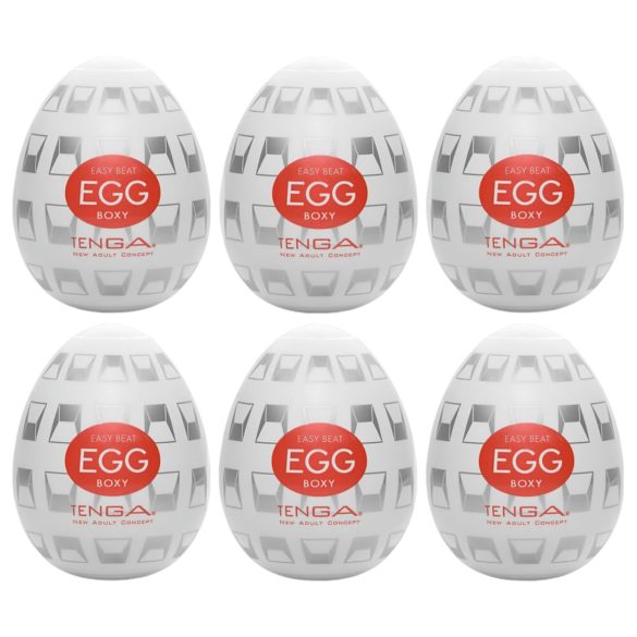 TENGA Egg Boxy - masturbador huevo (6 uds)