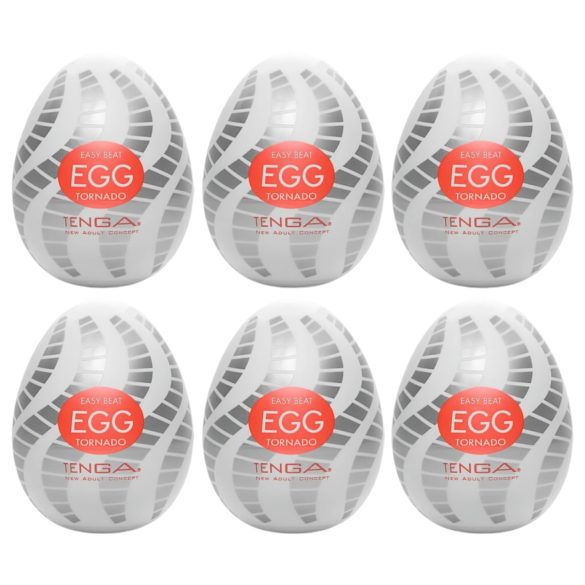 TENGA Egg Tornado - masturbador en forma de huevo (6 uds.)