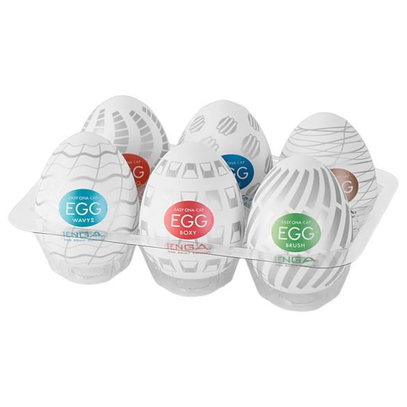 TENGA Egg Estándar - masturbador en forma de huevo (6 uds)
