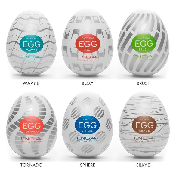 TENGA Egg New Standard - set de masturbadores huevo (pack 6)