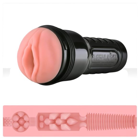 Fleshlight Pink Lady Destroya - funda de vagina realista (natural)
