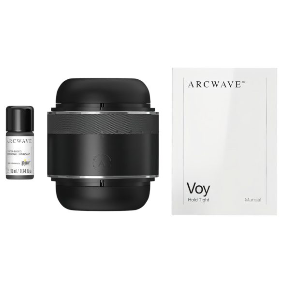 Arcwave Voy - masturbador masculino rotativo con presión - silicona negra