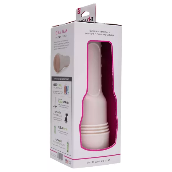 Fleshlight Elsa Jean Treat - masturbador realista de vagina y ano