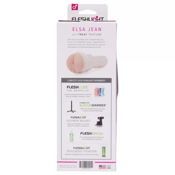 Fleshlight Elsa Jean Treat - masturbador realista de vagina y ano