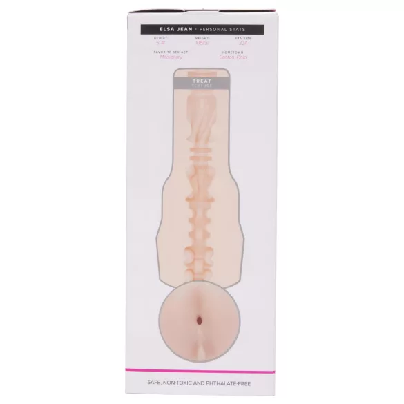 Fleshlight Elsa Jean Treat - masturbador realista de vagina y ano