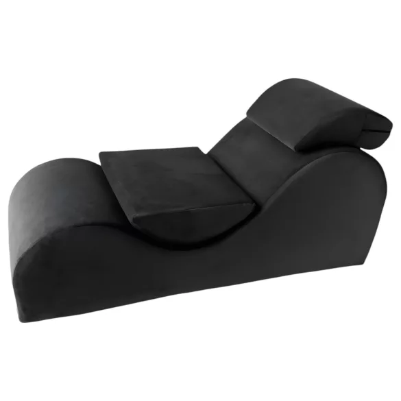 Liberator Esse Lounger - sillón tantra ajustable - terciopelo negro