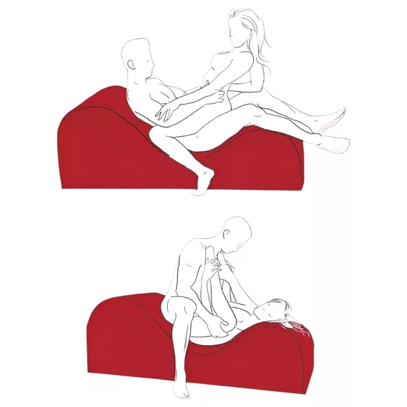 Liberator Esse Lounger - sillón tantra ajustable - terciopelo negro