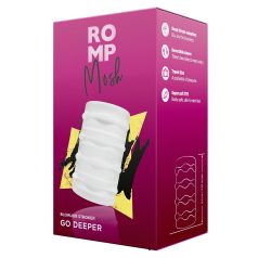 ROMP Mosh - masturbador viajero flexible (transparente)