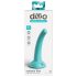 Dillio Curious Five - dildo de silicona (15cm) - turquesa