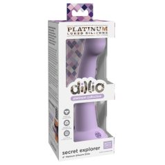   Dillio Secret Explorer - consolador con ventosa (17cm) - morado