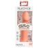 Dillio Gran Héroe - dildo silicona con ventosa (17cm) - naranja