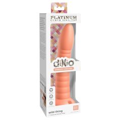 Dillio Wild Thing - dildo con textura (19cm) - naranja