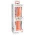 Dillio Wild Thing - Dildo con estrías (19cm) - naranja