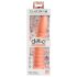 Dillio Wild Thing - Dildo con estrías (19cm) - naranja