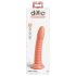 Dillio Wild Thing - Dildo con estrías (19cm) - naranja