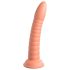 Dillio Wild Thing - Dildo con estrías (19cm) - naranja